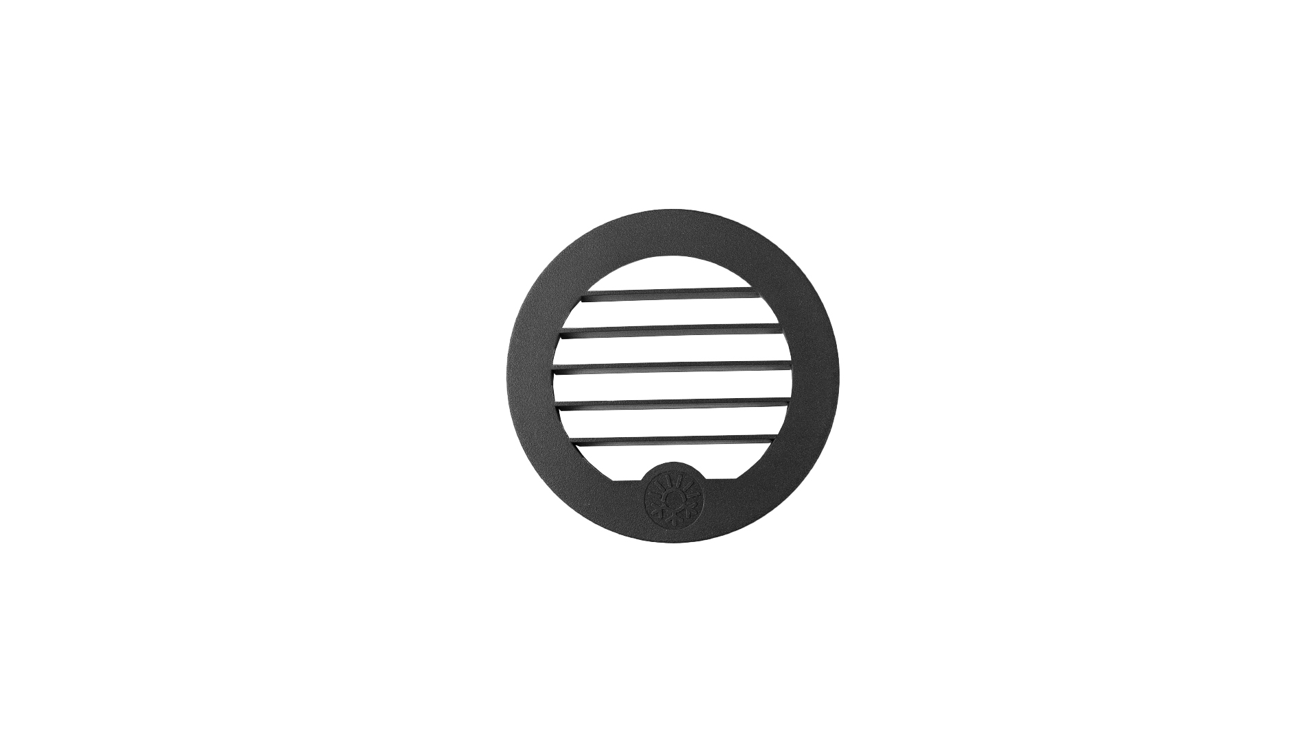Grille — Ø 75/90 mm 30° / Color: Black / For Flange: ATR2-FD90-BK